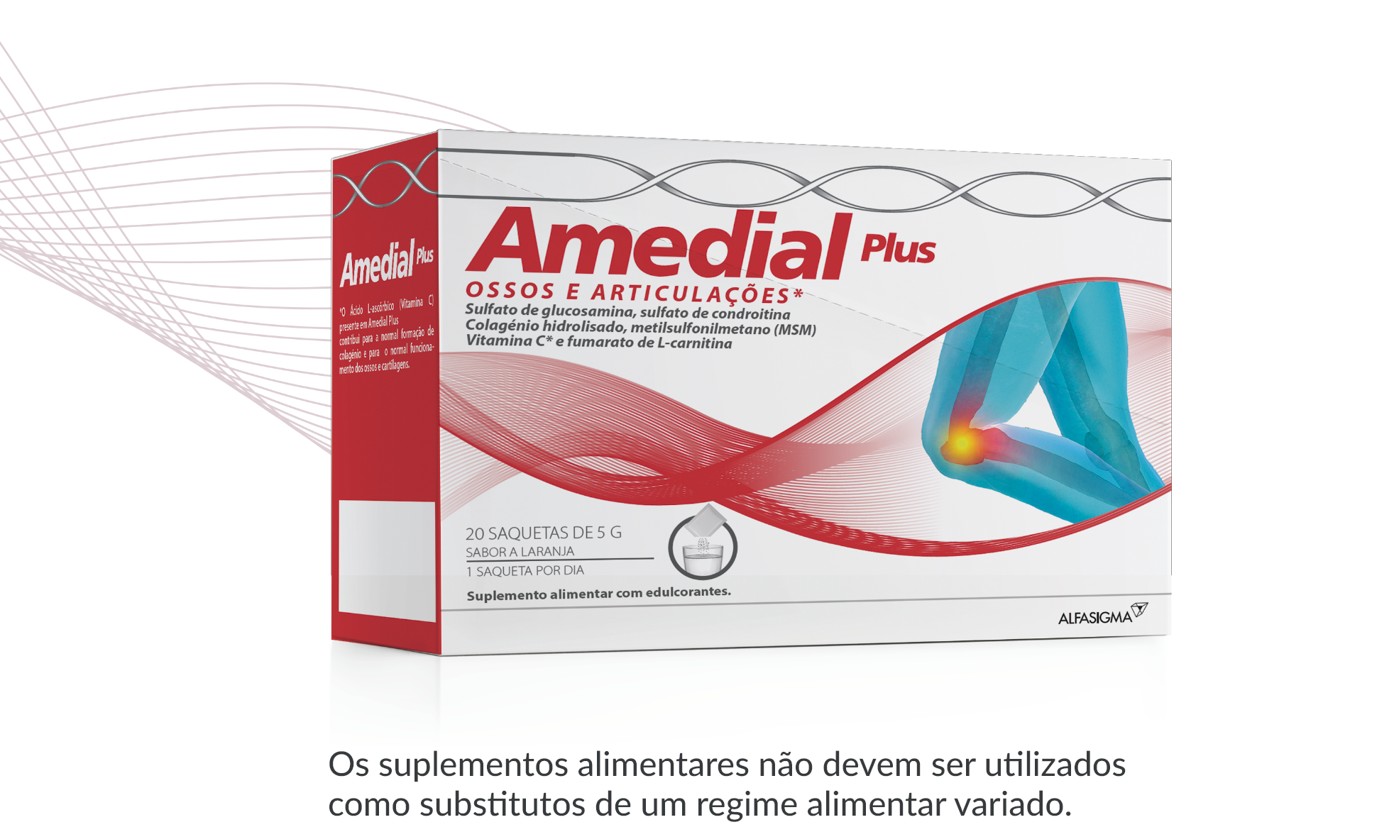 Amedial Plus - Como tomar passo 1